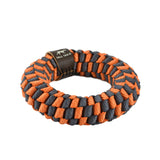 Orange & Charcoal Braided Ring 5" - Moose Mountain Trading Co.