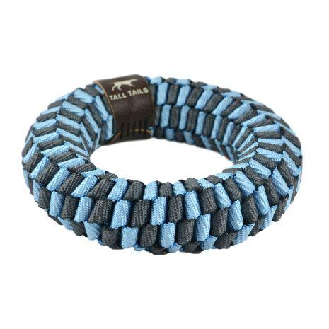 Blue Braided Ring Toy 6" - Moose Mountain Trading Co.