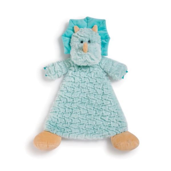 Darcy Dino Rattle Blankie - Moose Mountain Trading Co.