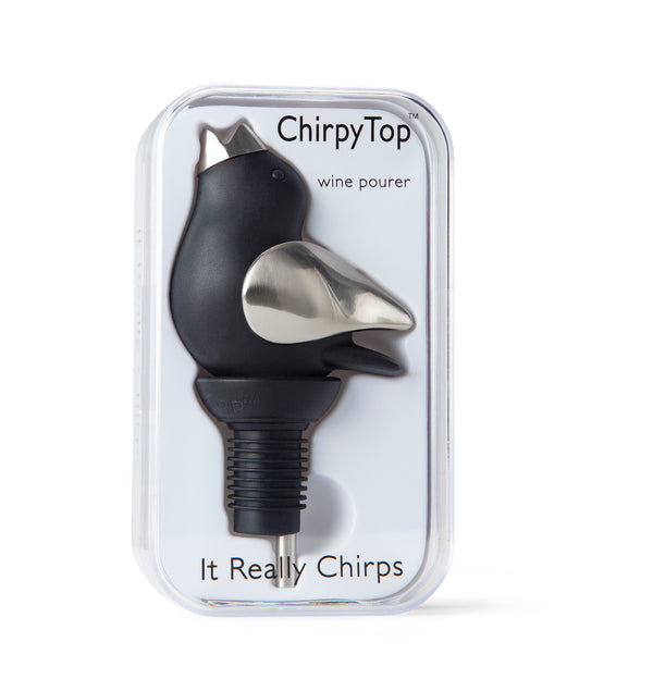 Black & Chrome Chirpy Top