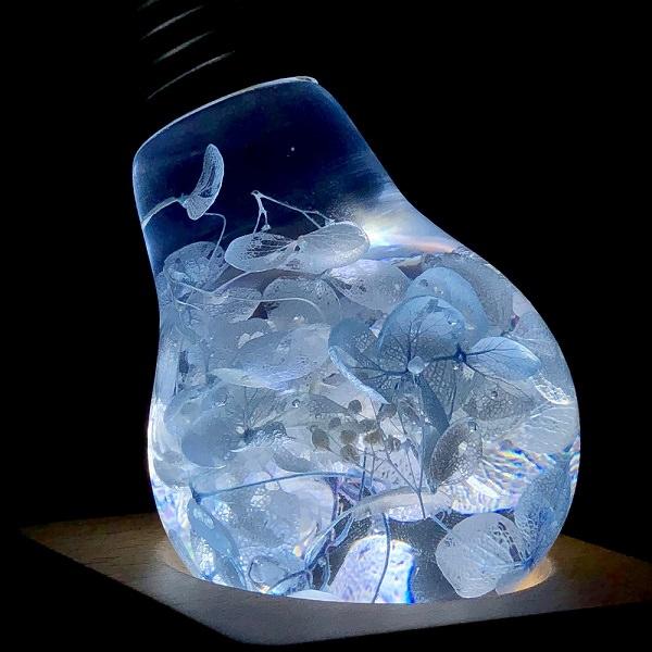 Blue Hydrangea LED Light