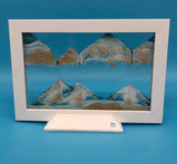 Silhouette Blue Ocean Sand Art - Moose Mountain Trading Co.