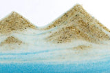 Silhouette Blue Ocean Sand Art