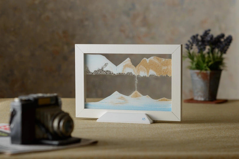 Silhouette Blue Ocean Sand Art - Moose Mountain Trading Co.