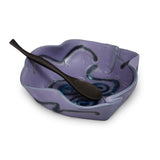 Brie Dish with Spoon Blue