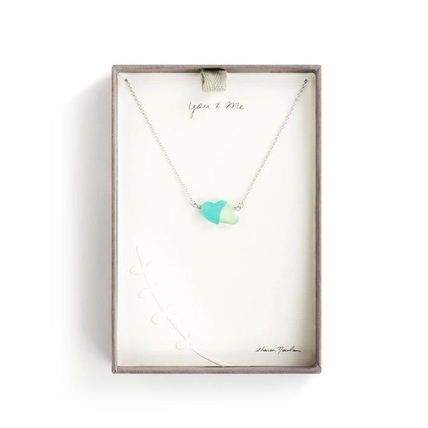 Double Heart Necklace - Moose Mountain Trading Co.