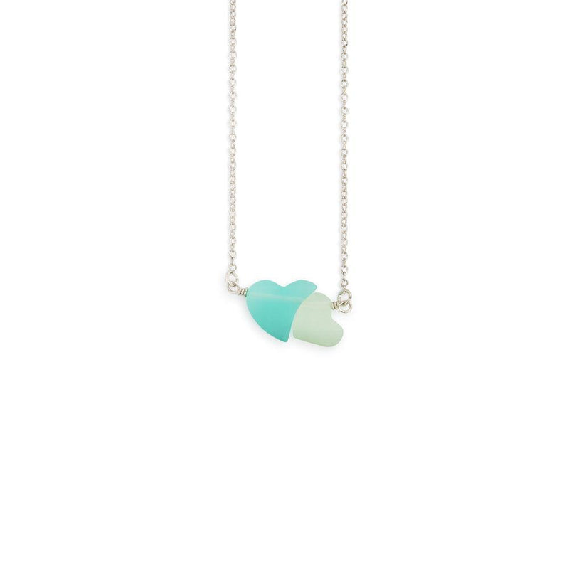 Double Heart Necklace - Moose Mountain Trading Co.