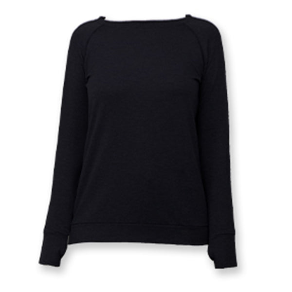Black Crew Top