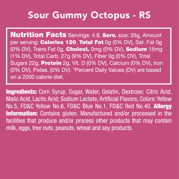 Sour Gummy Octopus
