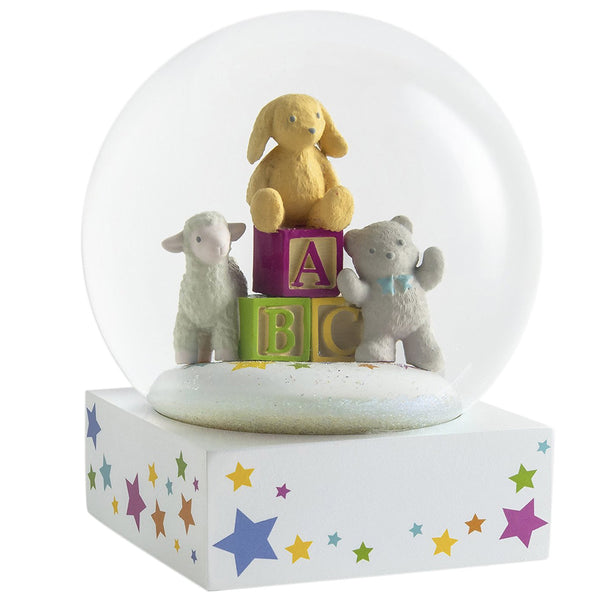 Baby Blocks Snow Globe