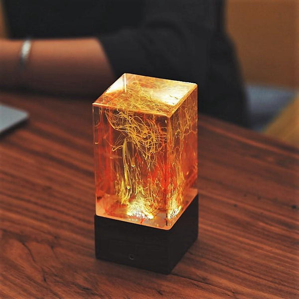 Solar Resin Art Lamp