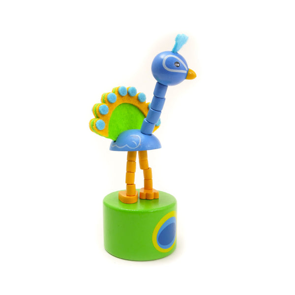 Wooden Peacock