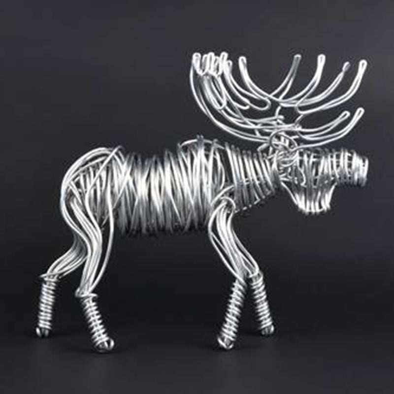 Small Moose Wire Sculpture