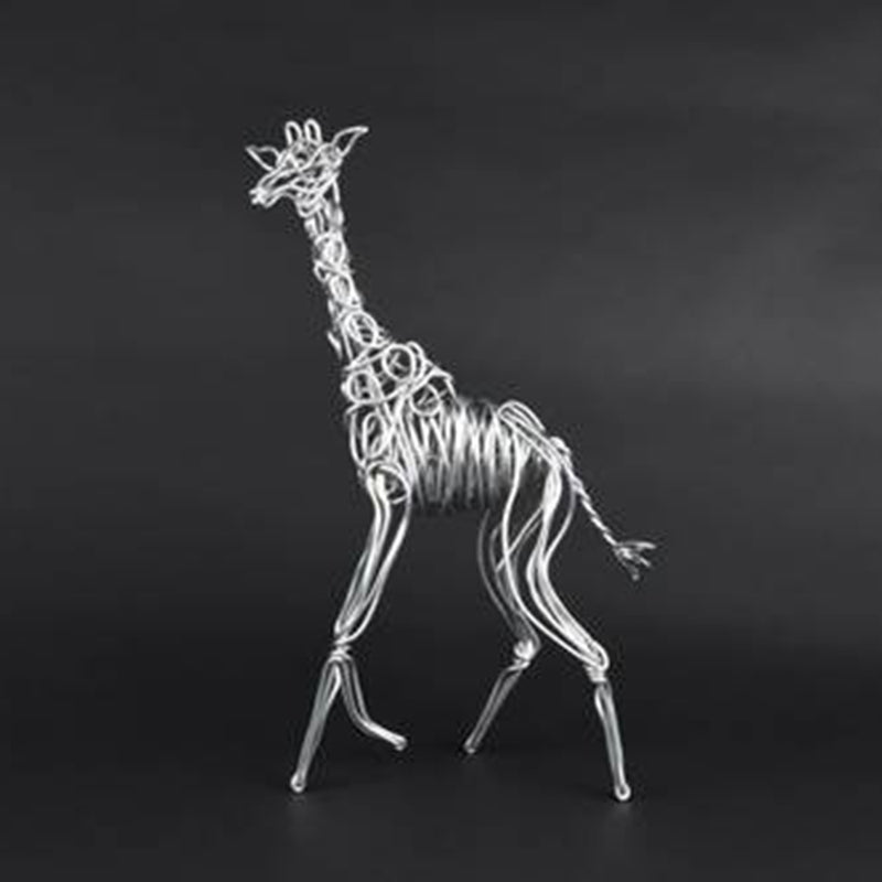 Small Giraffe Wire Sculpture