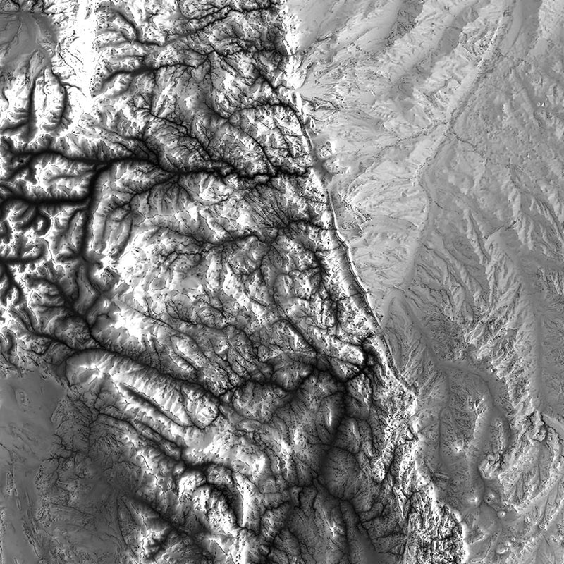 Colorado Elevation Map 18" x 24"