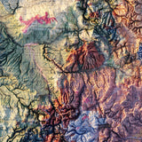 Colorado 1913 Relief Map 18" x 24"