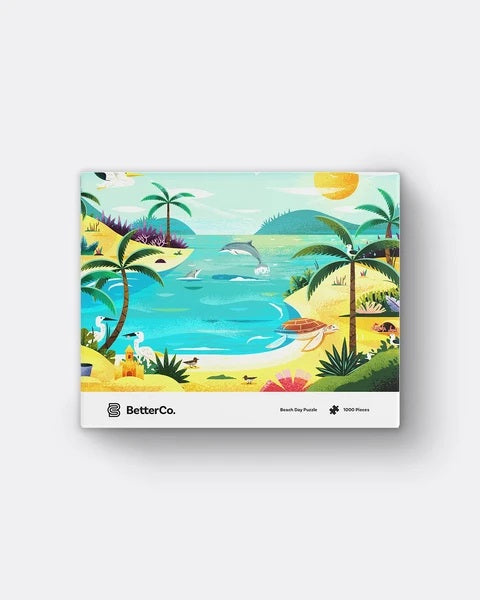 Beach day puzzle box
