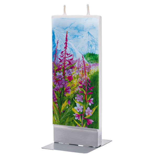 Fireweed in Mountains Candle