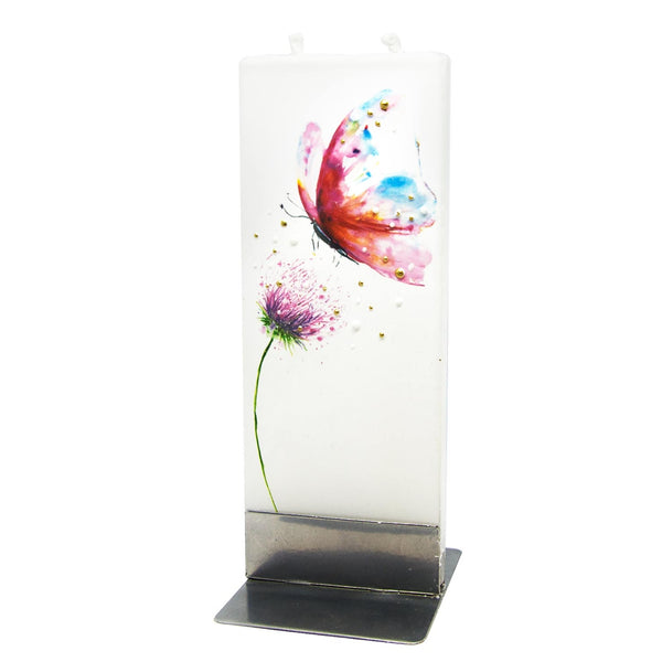 Butterfly with Clover Candle