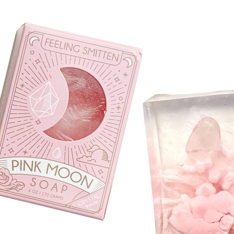 Rose Quartz Moon Soap