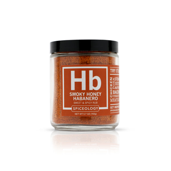 Smoky Honey Habanero Sweet & Spicy Rub in retail packaging