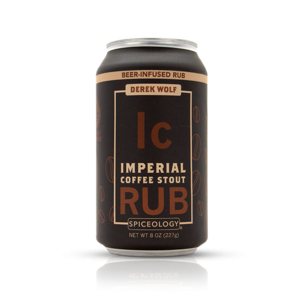 Imperial coffee stout rub in an aluminum can retail packaging