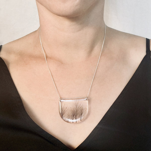 Drop Trees Necklace