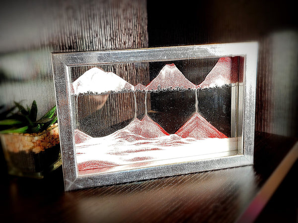 Silver Star Horizon Moving Sand Art