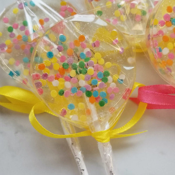 Birthday Cake Sparkle Lollipop