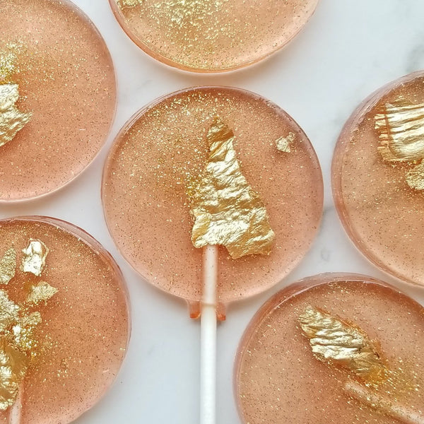 Rose Wine Sparkle Lollipop