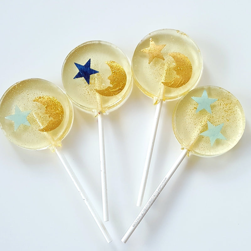 Marshmallow Moon & Star Lollipop