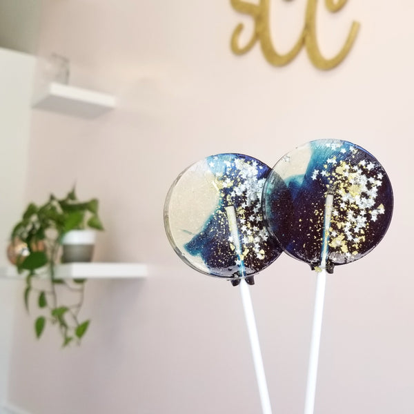 Blueberry Star Galaxy Lollipop