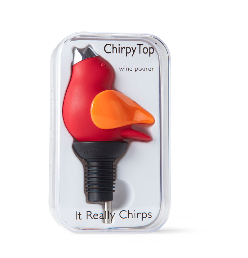 Red & Orange Chirpy Top